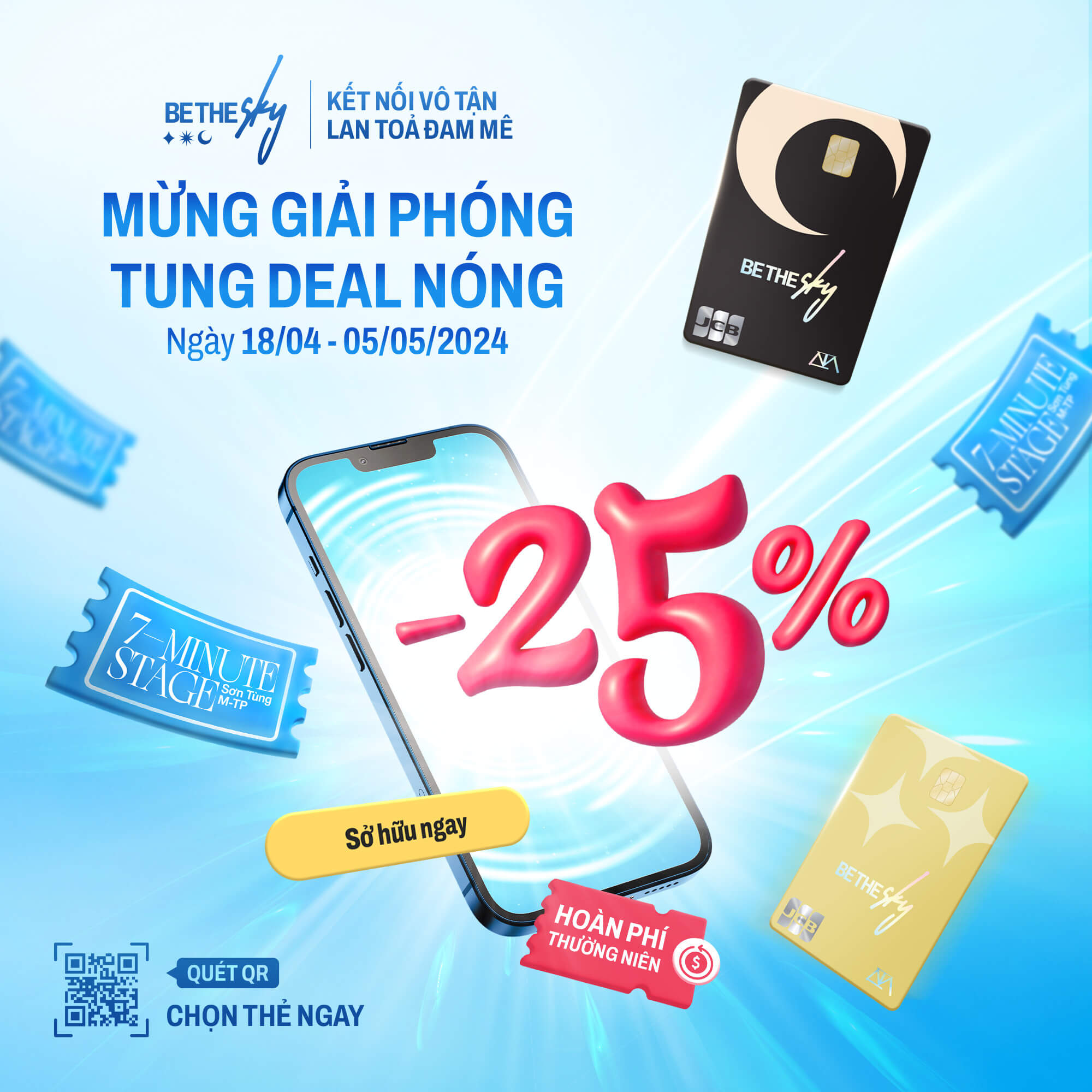 Chương trình giảm 25% dành cho thẻ Aperion và Starlight